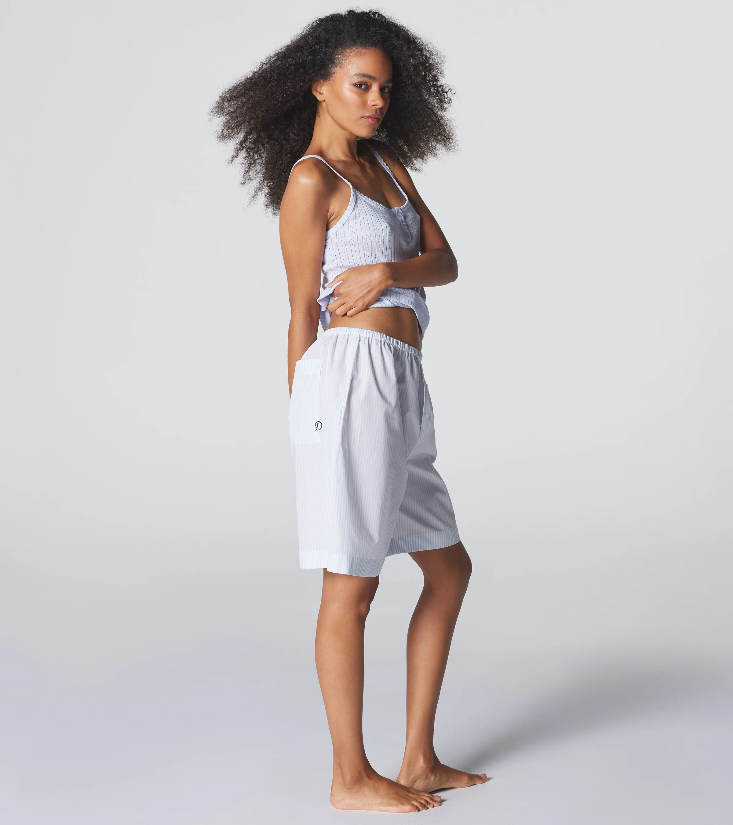 The Do Not Disturb Short - Cloud Stripe - Image 4