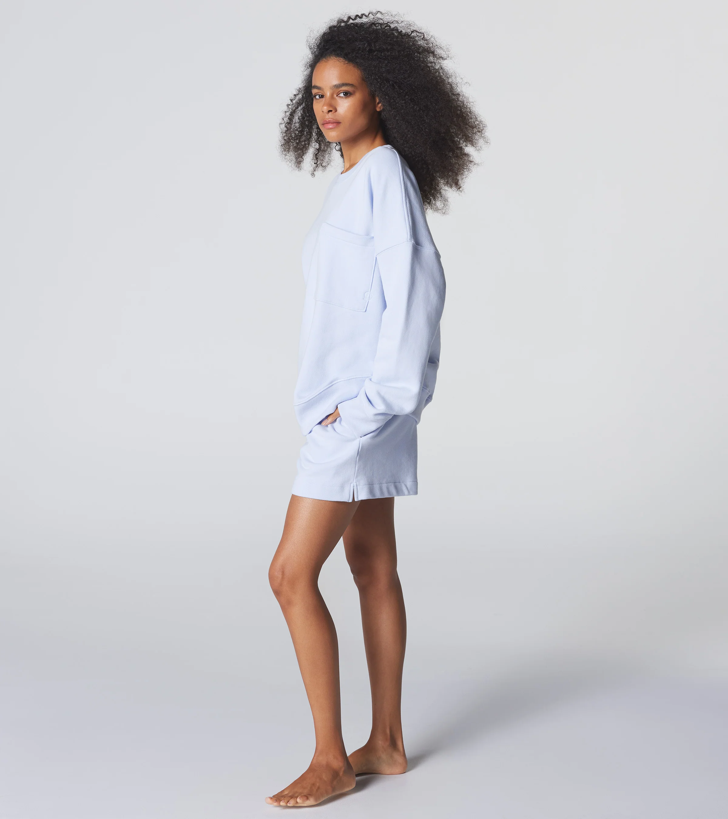 The Golden Night Sweatshirt - Cloud - Image 4