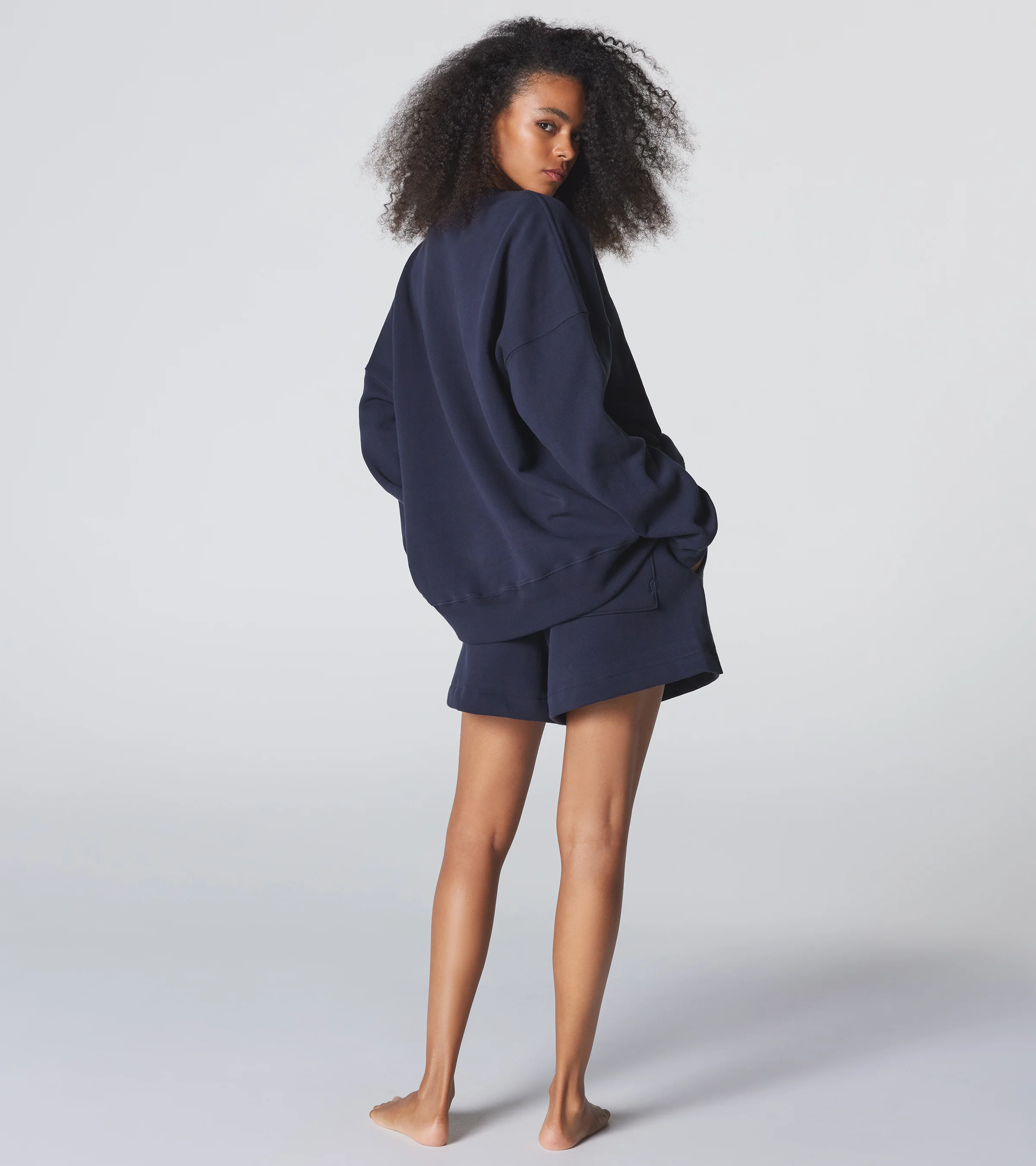 The Golden Night Sweatshirt - Navy - Image 5