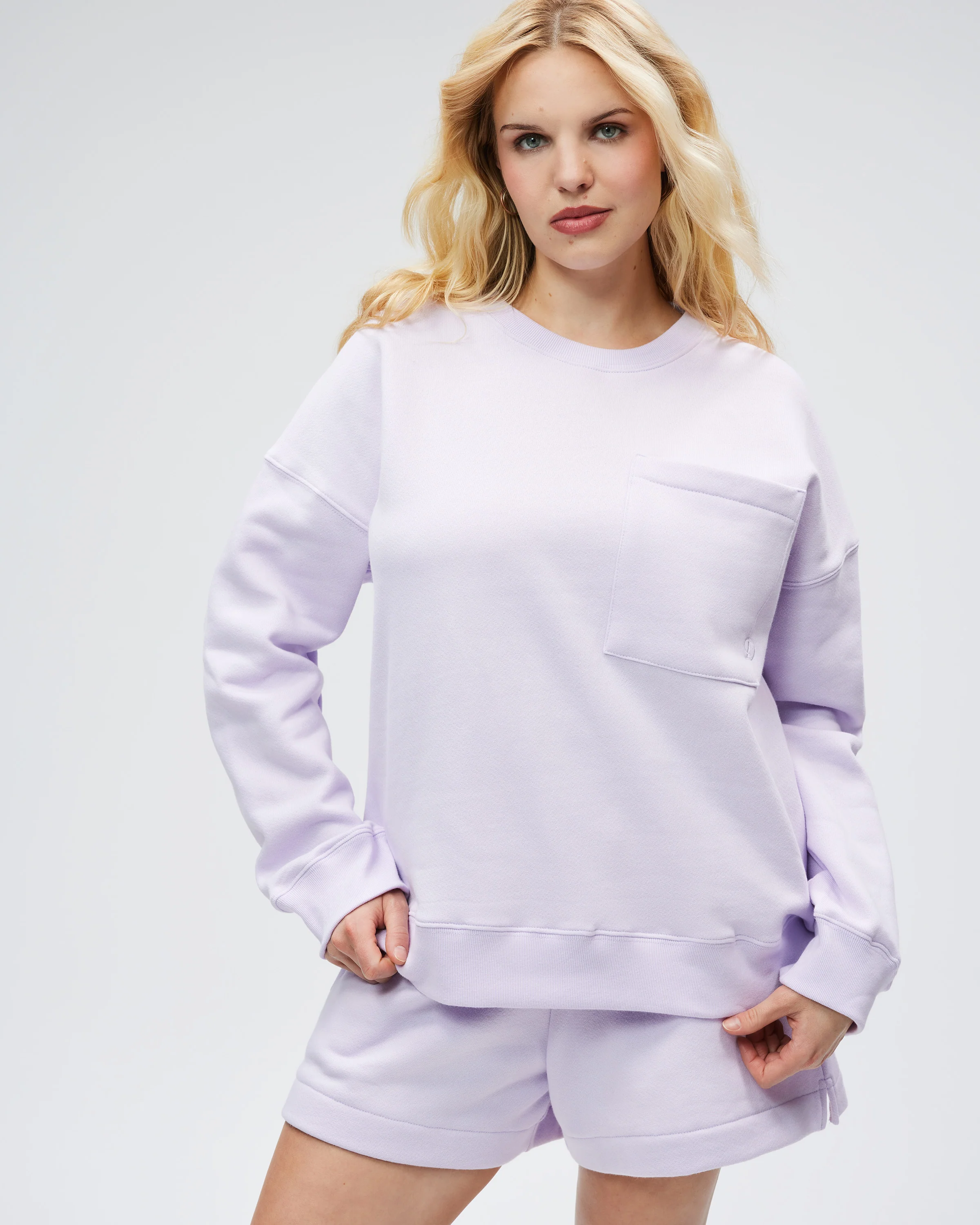 The Golden Night Sweatshirt - Petal - Image 2