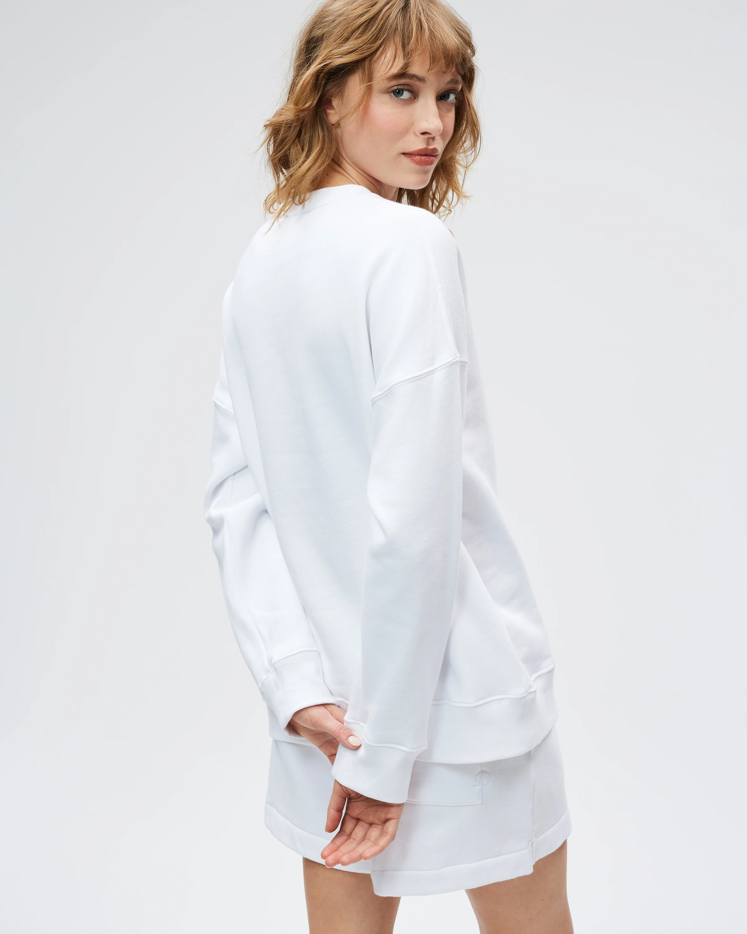 The Golden Night Sweatshirt - White - Image 5
