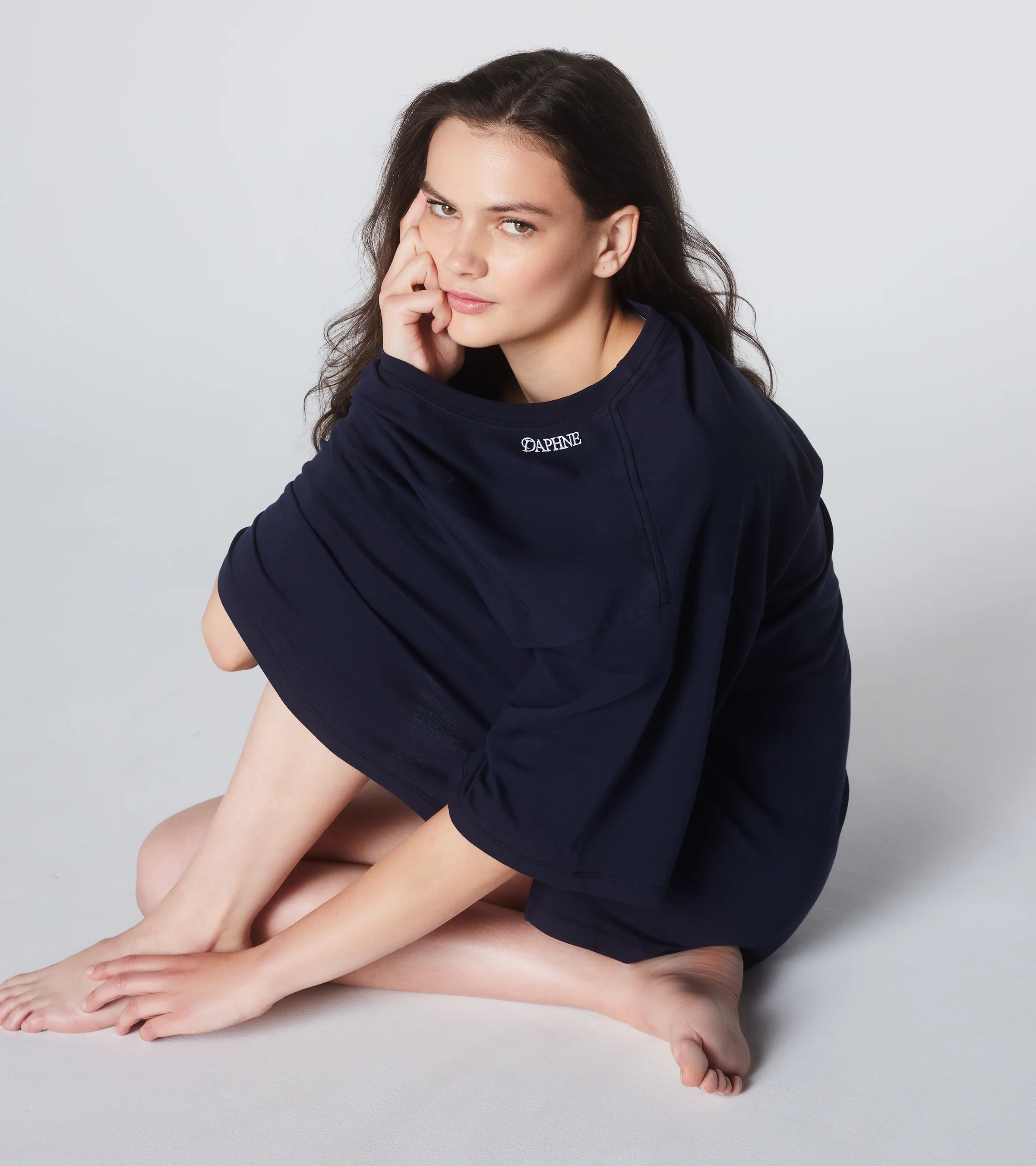 The Hannah Tee - Navy - Image 5