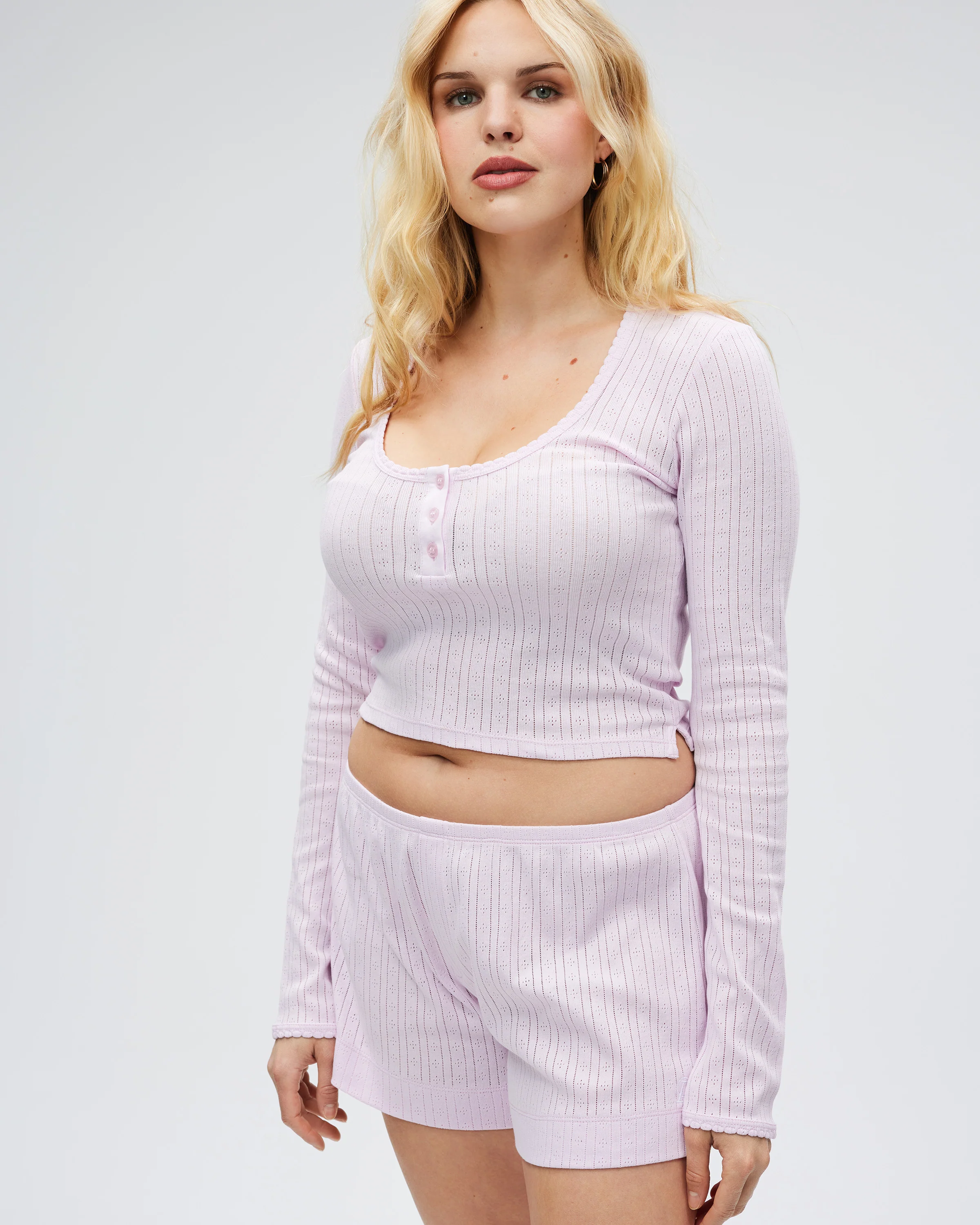 The Lullaby Henley - Petal - Image 2