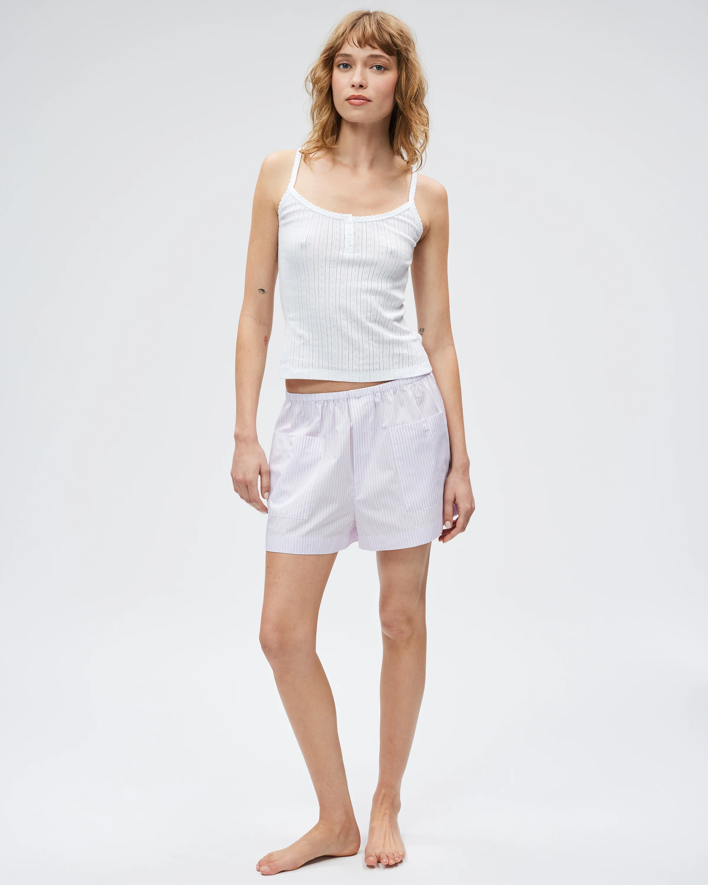 The Shut Eye Boxer - Lavender Stripe - Image 4